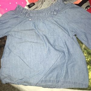 Carters blue jean T-shirt long sleeve3-6 months